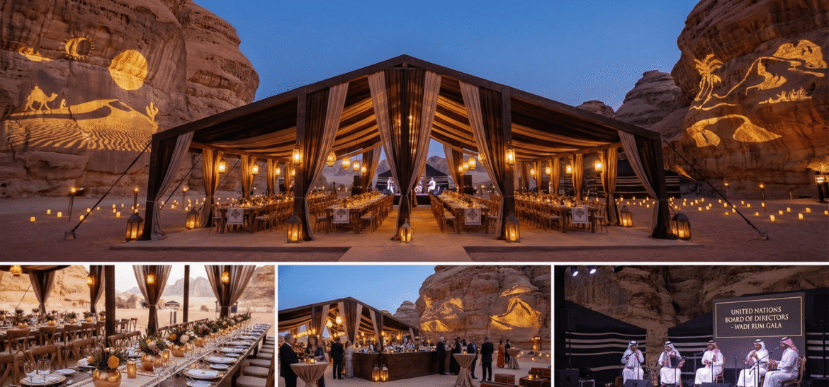 Corporate Gala Dinner Planning in Jordan